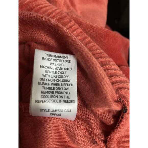 Zoe and Phoebee Track Suit  Womens Large Rust Velour 2 Pc Crop Sweatsuit Set - Picture 13 of 16